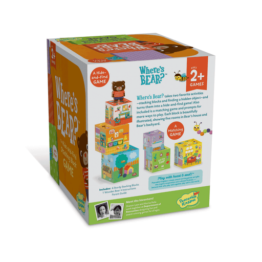 Peaceable Kingdom Where's Bear? nesting boxes and bear