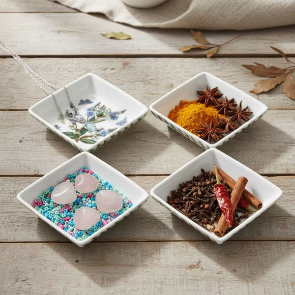 Portmeirion - BG SQ MINI DISH S/4 DIPPER 3"