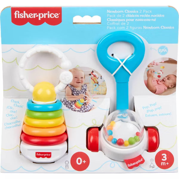 Fisher-Price - NEWBORN - 2pk CLASSICS