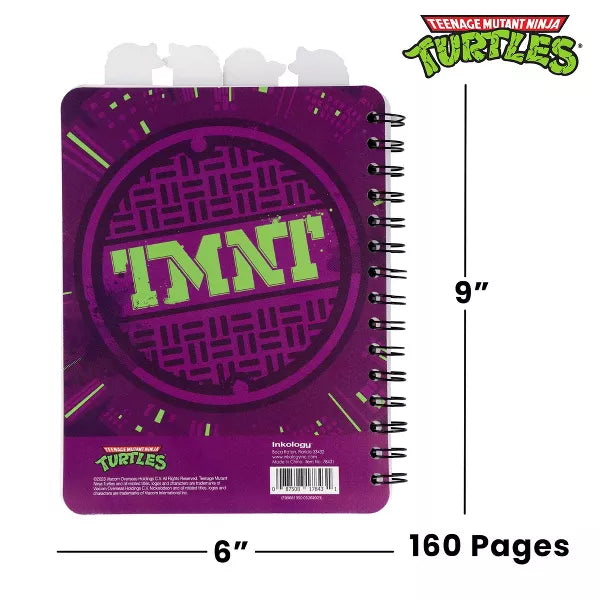 Inkology - TMNT - 4 Tab Journal - Limolin 