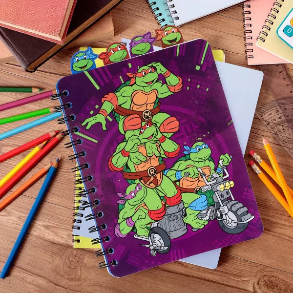 Inkology - TMNT - 4 Tab Journal - Limolin 