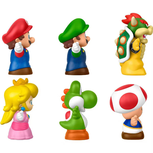 Fisher-Price - LITTLE PEOPLE - SUPER MARIO CHARACTER 6pc MULTIPACK