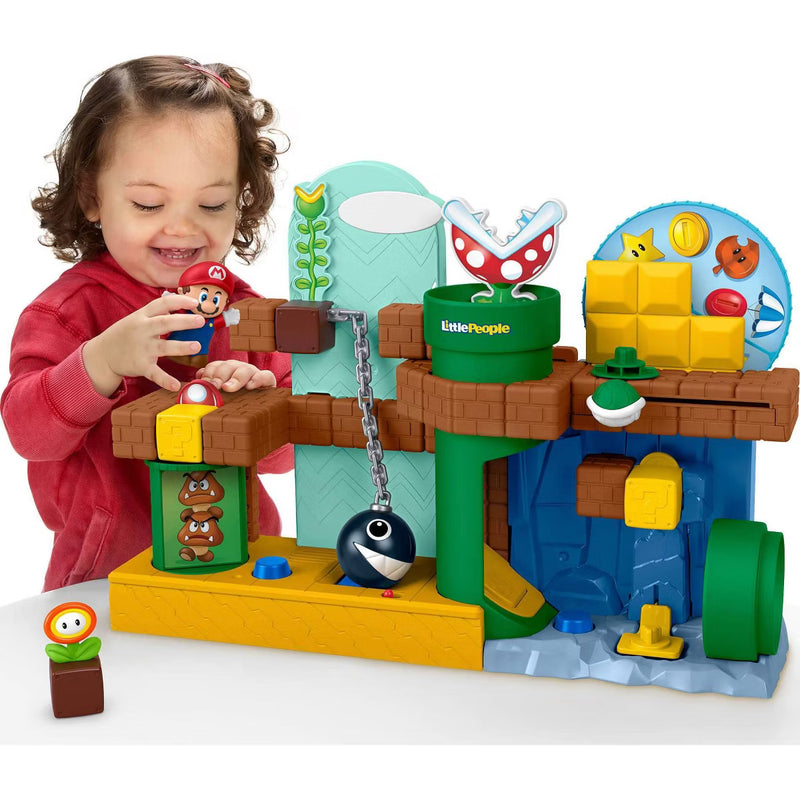 Fisher-Price - LITTLE PEOPLE - SUPER MARIO ADVENTURE PLAYSET