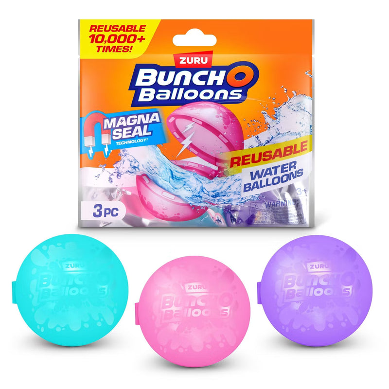ZURU - BUNCH O BALLOONS - 3pk WATER BALLOONS - CDU