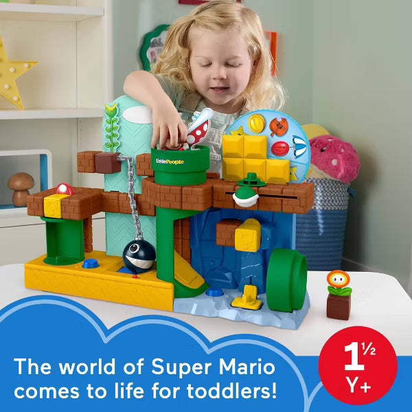 Fisher-Price - LITTLE PEOPLE - SUPER MARIO ADVENTURE PLAYSET