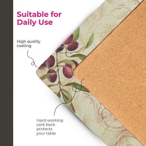 Pimpernel - Olive Orchard Placemats (Set of 4)