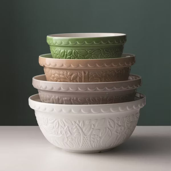 MASON CASH - FOREST MIX BOWL 11"| Grey