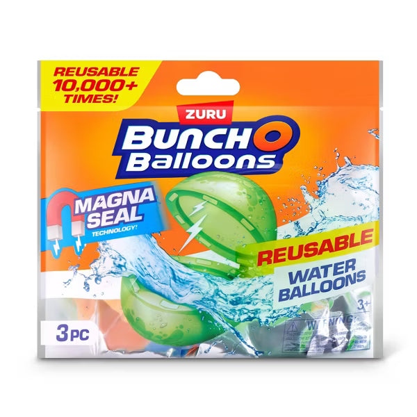 ZURU - BUNCH O BALLOONS - 3pk WATER BALLOONS - CDU