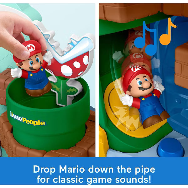 Fisher-Price - LITTLE PEOPLE - SUPER MARIO ADVENTURE PLAYSET
