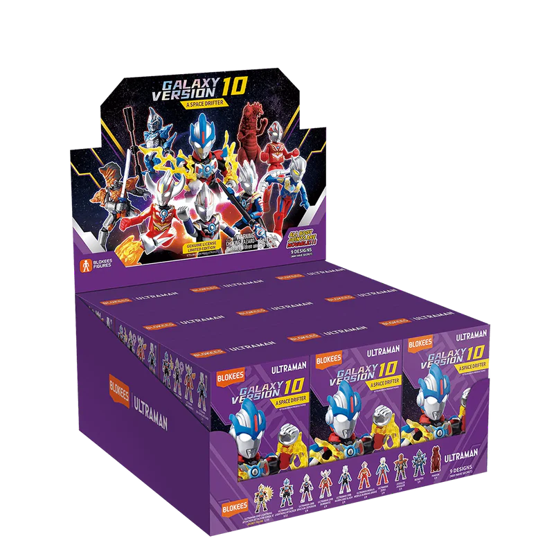 BLOKEES - Ultraman - Galaxy Version 9pc PDQ Wave 10 A Space Drifter