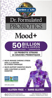 Garden of Life - Dr. F Mood+ 50-B Cs - 60 Vcaps - Limolin 
