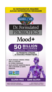 Garden of Life - Dr. F Mood+ 50-B Cs - 60 Vcaps - Limolin 