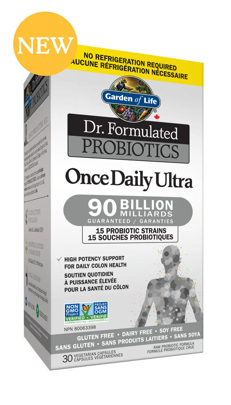 Garden of Life - Dr F Once Daily Ultra 90-B Cs - 30 Vcaps - Limolin 