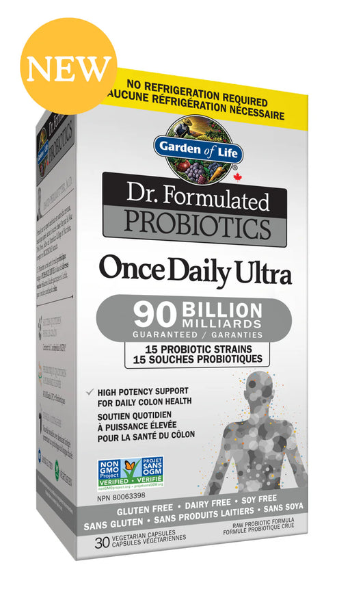 Garden of Life - Dr F Once Daily Ultra 90-B Cs - 30 Vcaps - Limolin 