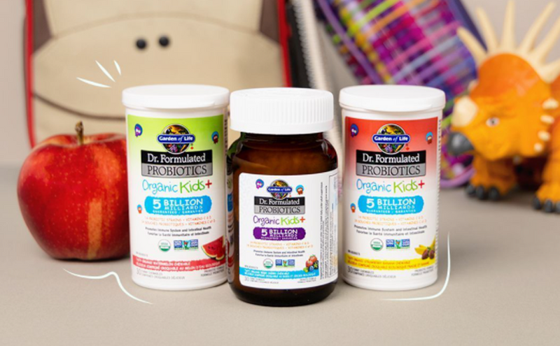 Garden of Life - Dr. F Organic Kids+ Chew Cs - Berry Cherry - 30 Ct - Limolin 