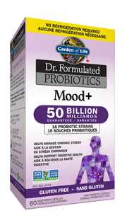 Garden of Life - Dr. Formulated Mood+ 50-B Ss - 60 Vcaps - Limolin 