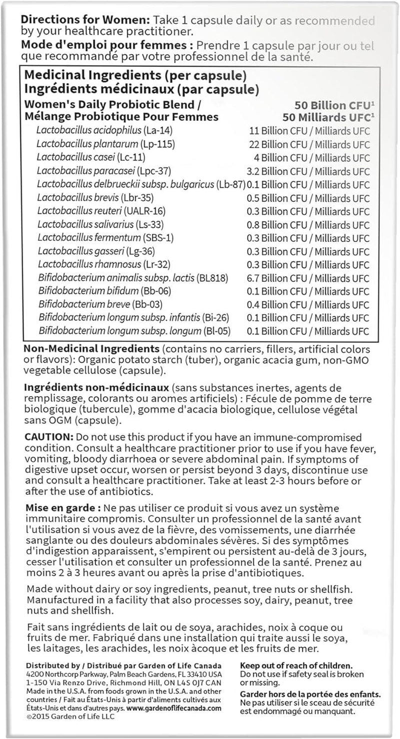 Garden of Life - Dr. Formulated Once Daily Women | 30 Vcap - Limolin 