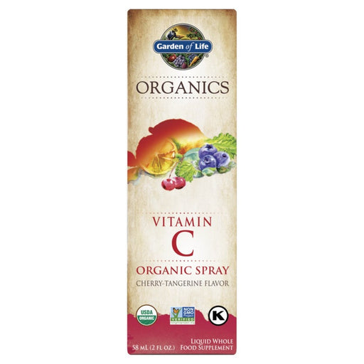 Garden of Life - Mykind Organics - Vitamin C Organic Spray – Cherry-Tangerine - 58 Ml - Limolin 