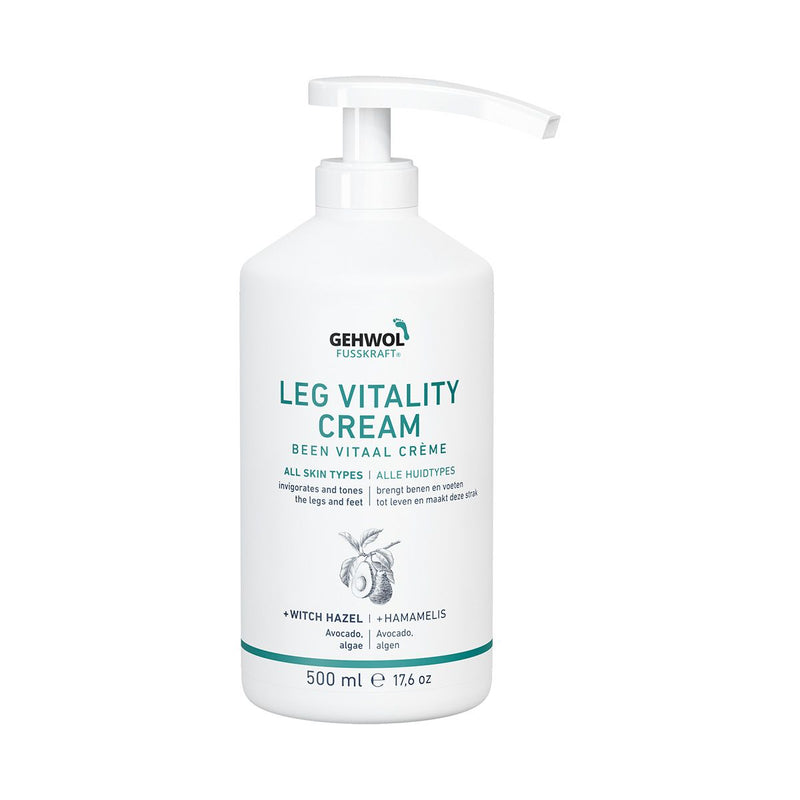 Gehwol - Fusskraft Leg Vitality Cream 500 ml(With Pump) - Limolin 