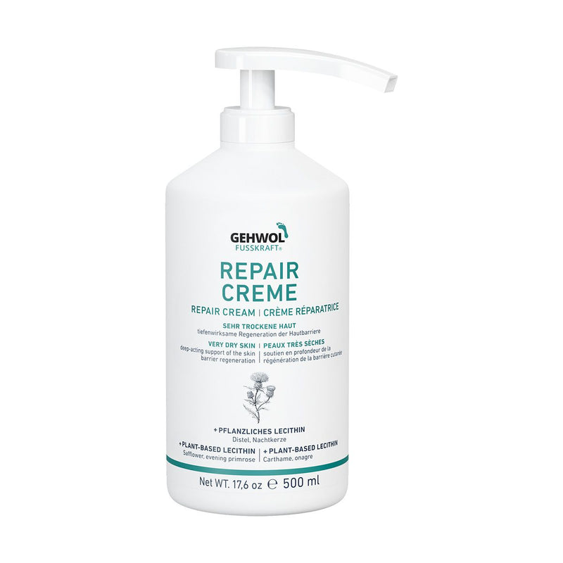 Gehwol - Fusskraft Repair Cream 500 ml (With Pump) - Limolin 