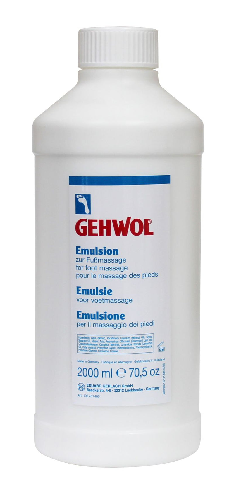 Gehwol - Massage Emulsion 2000 ml - Limolin 