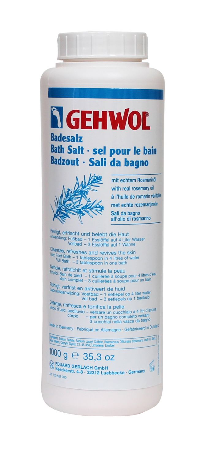 Gehwol - Rosemary Bath Salt 1000 gr - Limolin 