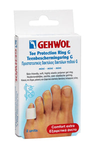 Gehwol - Toe Protection Rings-Polymer Gel 2/Box for Comfortable Toe Care and Protection - Limolin 