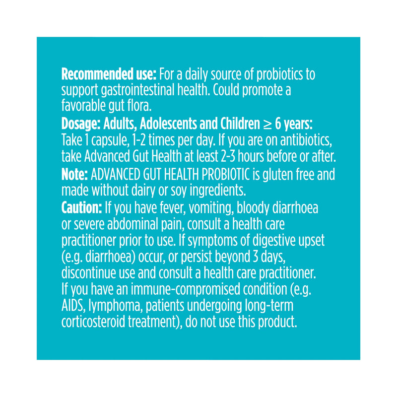 Genuine Health - Adv.GutHealth Prob 50B 30 Vcap - Limolin 