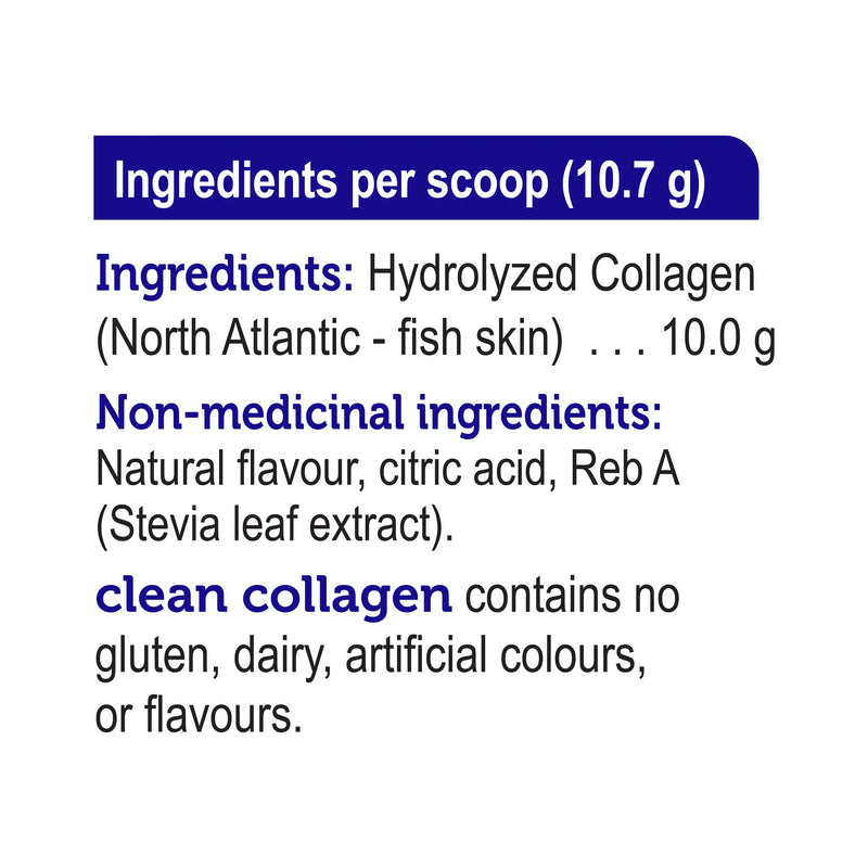 Genuine Health - Clean Collagen Marine Lemon 228g - Limolin 