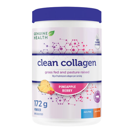 Genuine Health - Clean Collagen Pineapple Berry - 172g - Limolin 