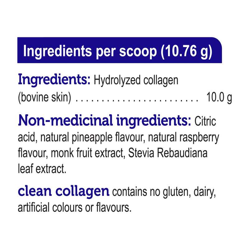 Genuine Health - Clean Collagen Pineapple Berry - 172g - Limolin 