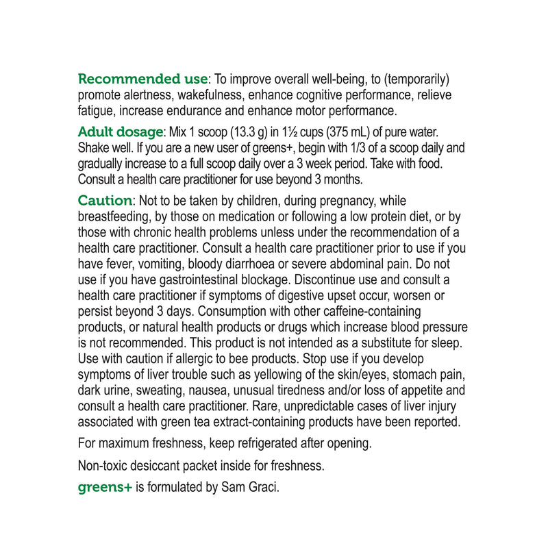 Genuine Health - Greens+ Extra Energy Orange 399g - Limolin 