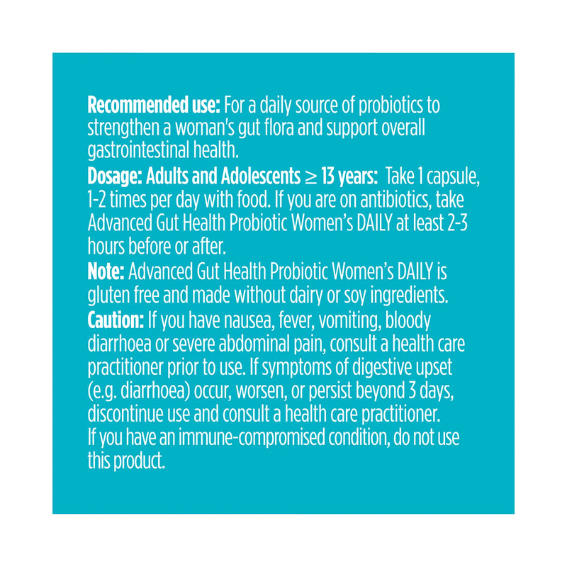 Genuine Health - WomensProbiotic 50B Daily 30Vcap - Limolin 