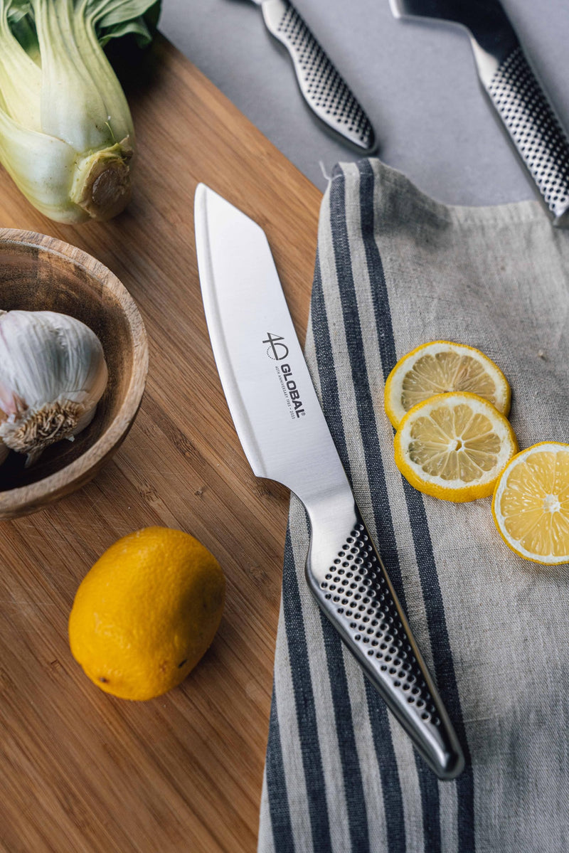 Global - 40th Anniversary Kiritsuke Knife, 15cm/5.9" - Limolin 