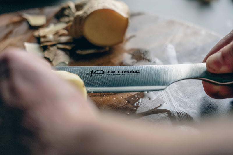 Global - 40th Anniversary Kiritsuke Knife, 15cm/5.9" - Limolin 