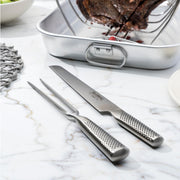 Global - Carving Fork 36cm/14" Straight Edge Forged - Limolin 