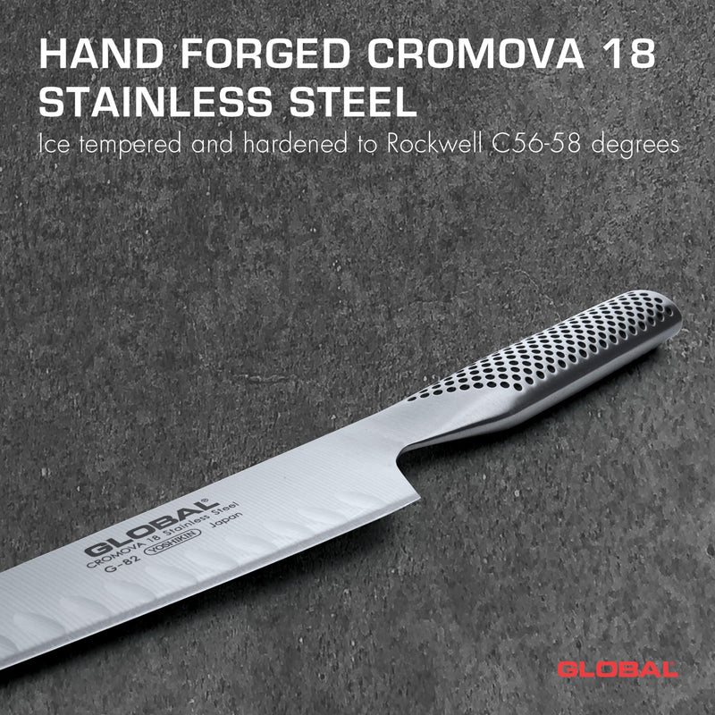 Global - Carving Knife Fluted 21cm/8.5" (G67) - Limolin 