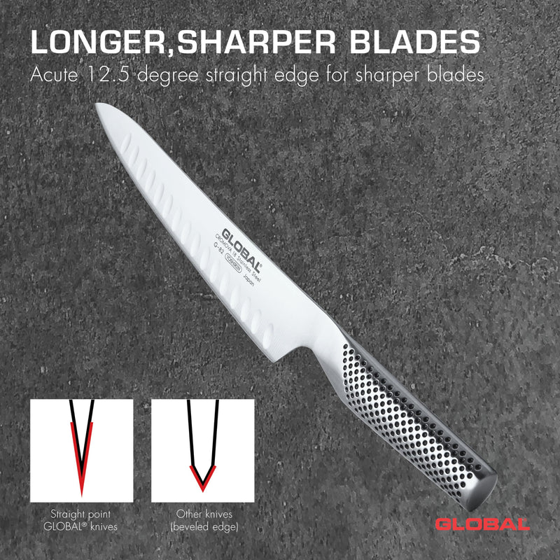 Global - Carving Knife Fluted 21cm/8.5" (G67) - Limolin 