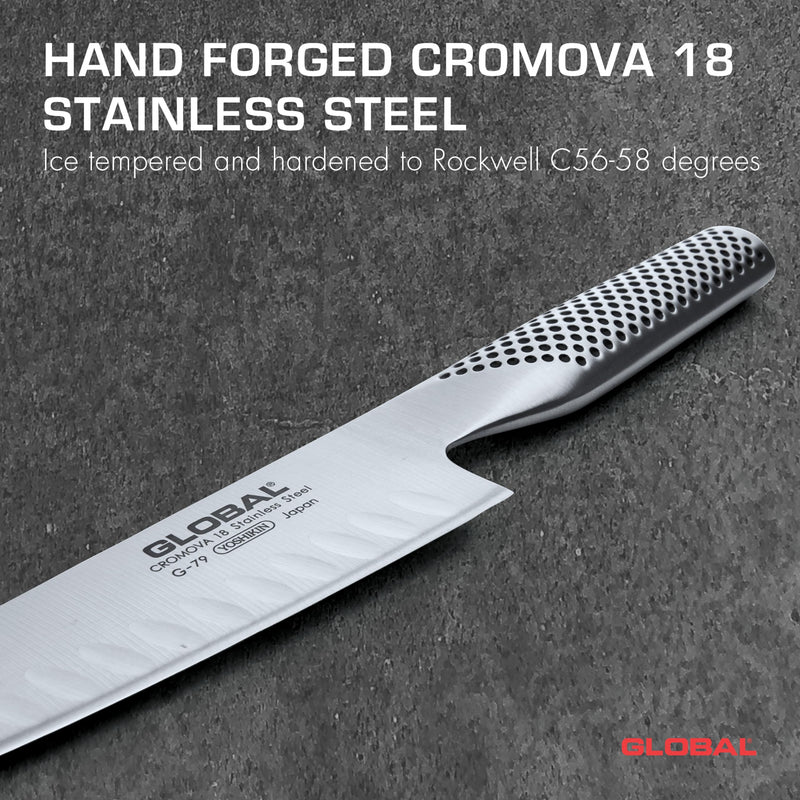 Global - Cook's Knife Fluted 16cm/6.5" (G63) - Limolin 