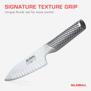 Global - Cook's Knife Fluted 16cm/6.5" (G63) - Limolin 