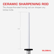 Global - Knife Sharpening Rod Ceramic - Limolin 