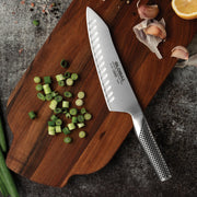 Global - Oriental-Cook's Knife Fluted 18cm/7" (G66) - Limolin 