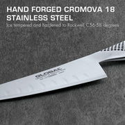 Global - Oriental-Santoku Knife Fluted 12cm/4.75" - Limolin 