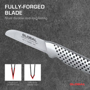 Global - Peeling Knife 6cm/2.5" Straight Edge Forged - Limolin 