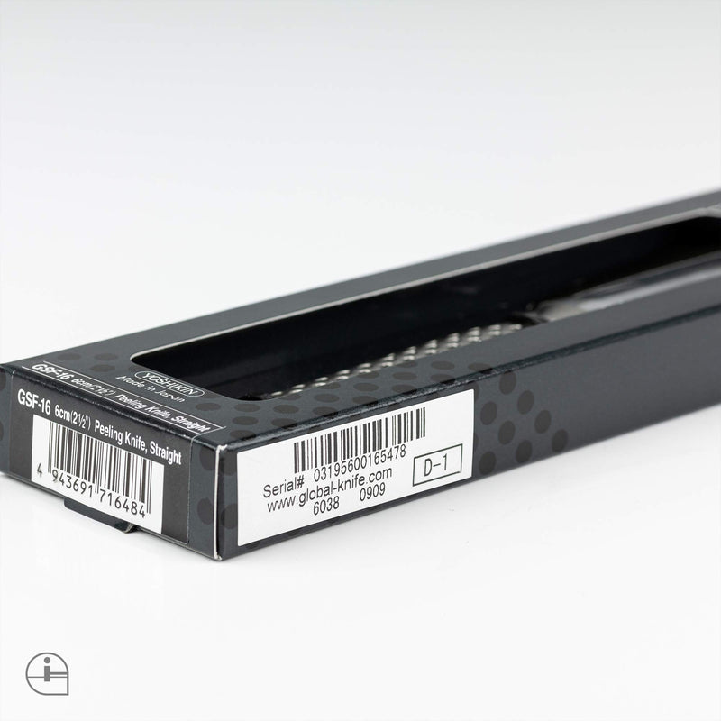Global - Peeling Knife 6cm/2.5" Straight Edge Forged - Limolin 