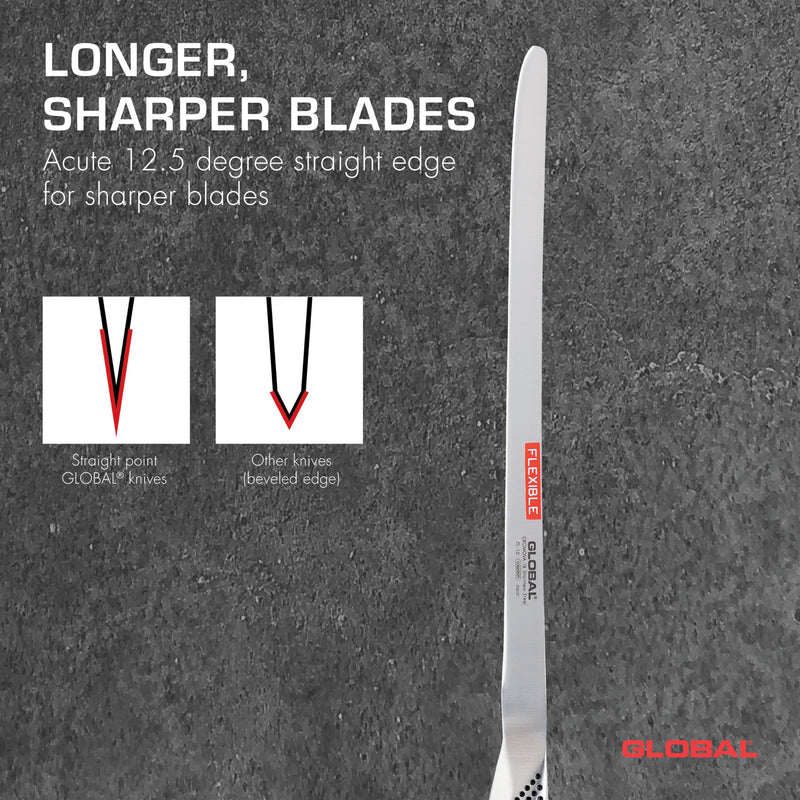 Global - Slicer Ham/Salmon Knife Flexible 31cm/12.25" - Limolin 