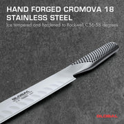 Global - Slicer Ham/Salmon Knife Fluted 27cm/11" (G65) - Limolin 