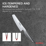 Global - Vegetable Knife Fluted 14cm/5" (GS39) - Limolin 