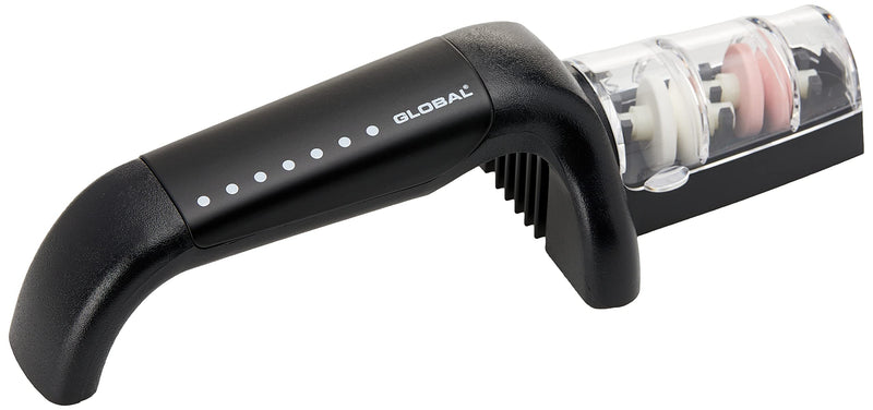 Global - Water Sharpener Black Handle w/White Dots - Limolin 
