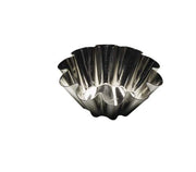 Gobel - Brioche Small Fluted Mold w/10 Ribs 7.5x3cm/3x1.2" Tin - Limolin 